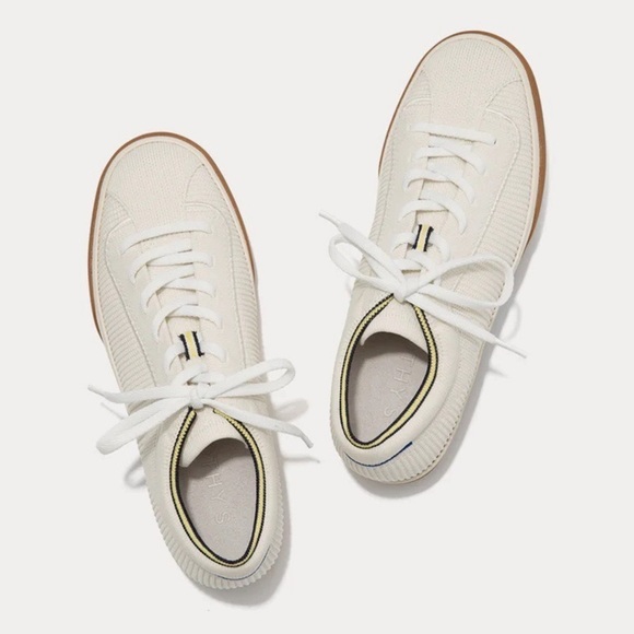 Rothy's Shoes - Rothy’s The Lace Up Low Top Sneakers in Vanilla Size 8